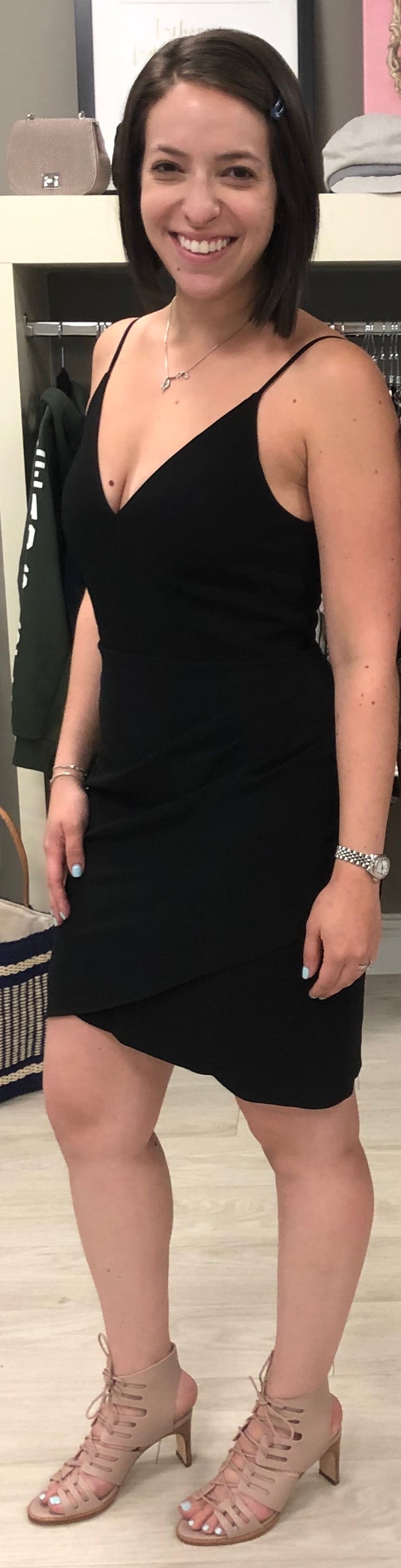 Amanda  Uprichard Giovanni Dress in Black | 4sisters1closet