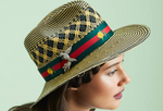 Giovannio Hat by Cha Cha Black/Tan | 4sisters1closet