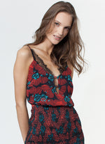 Karina Grimaldi Flora Print Cami Top in Butterfly | 4sisters1closet