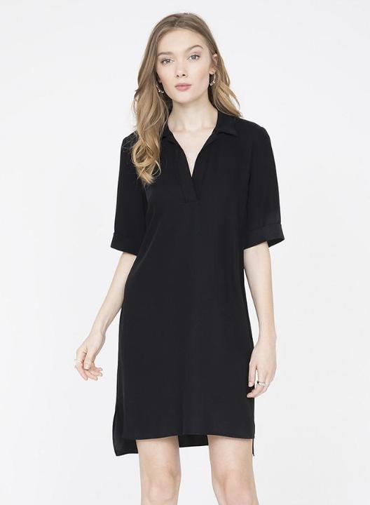 Amanda Uprichard Finn Dress in Black | 4sisters1closet