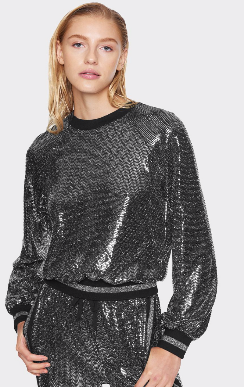 Pam & Gela Mirror Ball Sweatshirt | 4sisters1closet