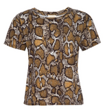 Nation Marie Boxy Tee in Python | 4sisters1closet
