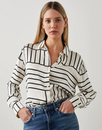 Rails Mara Shirt Patchwork Stripe | 4sisters1closet
