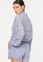 Cami NYC Belkis Lace Top in Cornflower | 4sisters1closet